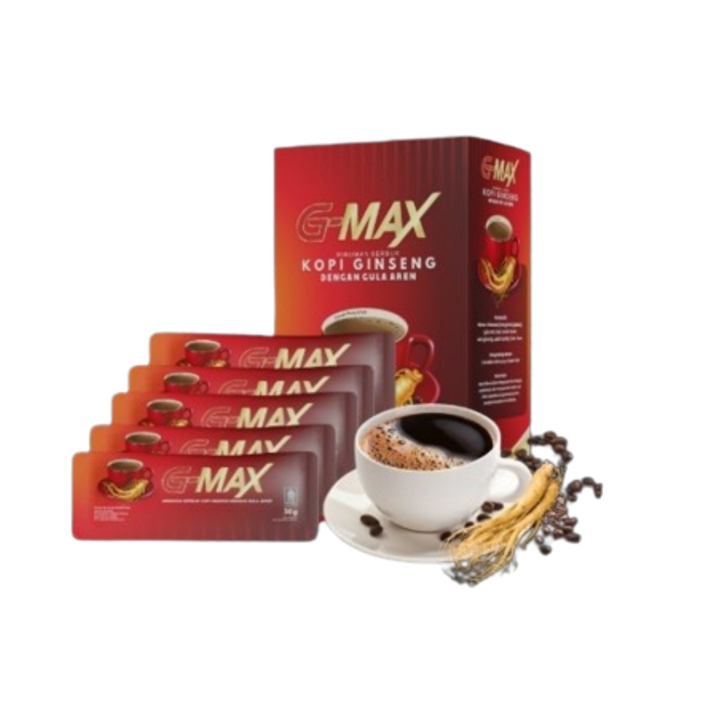 KOPI G-MAX Minuman Serbuk Kopi dengan Gula Aren Halal & BPOM Aman Ampuh