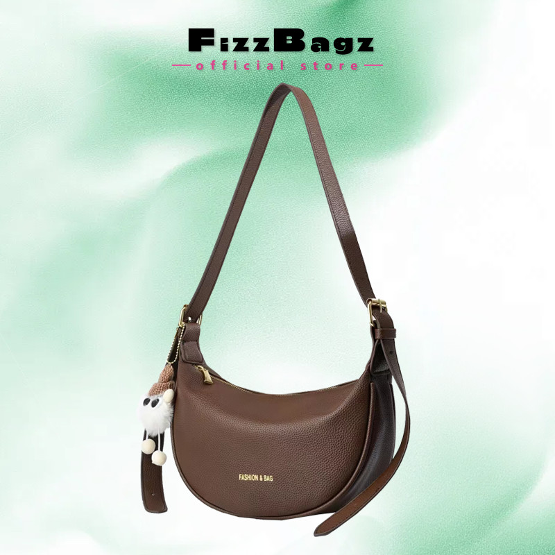 mahbheliya Tas Selempang Wanita Kulit Italia Kualitas Tinggi Saku Belakang Anti Maling Fashion Mewah