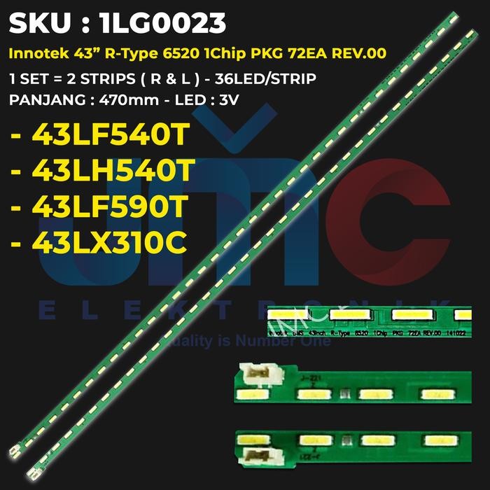 WP99 Backlight TV 43 Inch 43LF540T 43LH540T 43LX310C 43LF590T