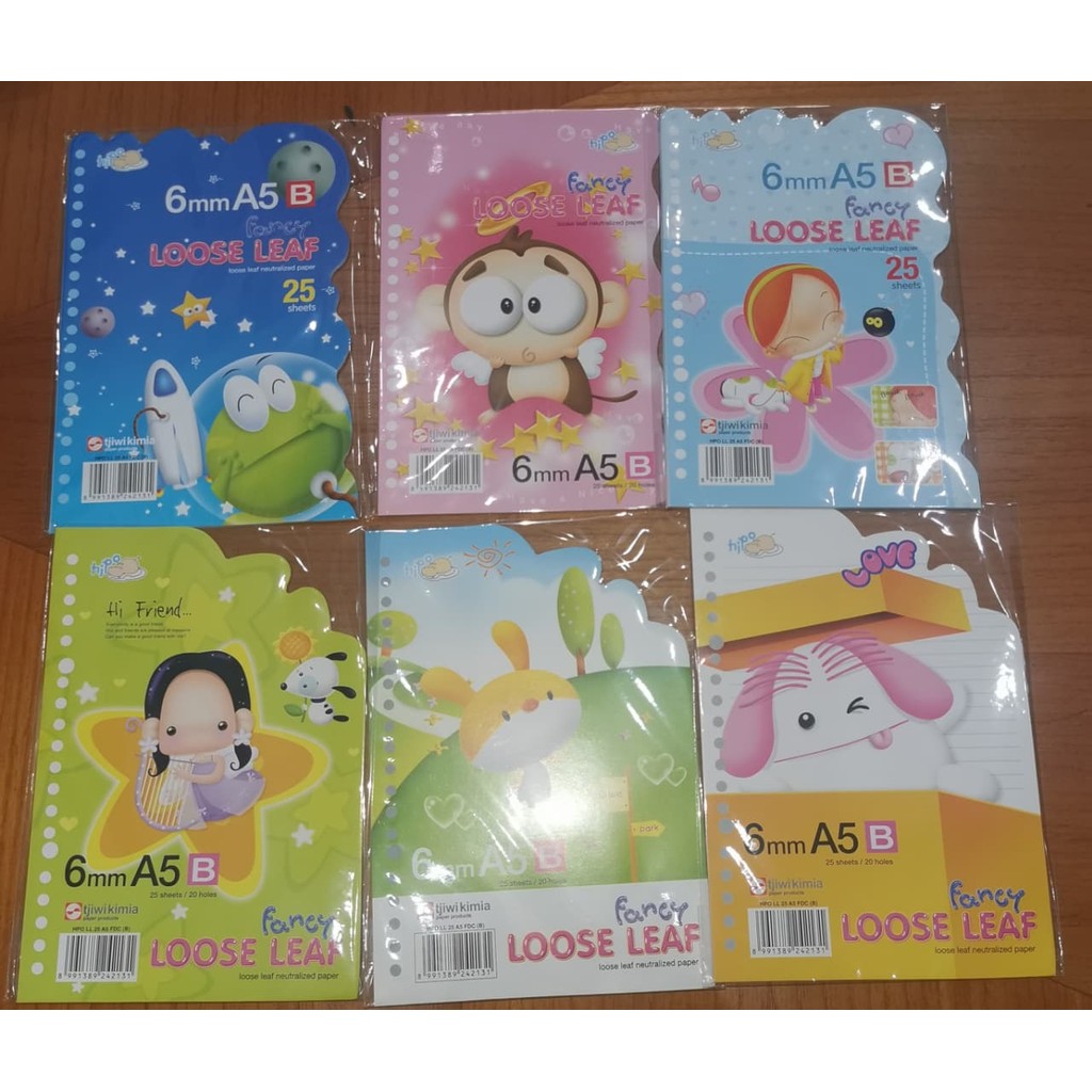 Loose Leaf Hipo 25 A5 Fancy