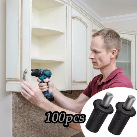 100pcs 7.5mm Door Pin Metal Engsel Pintu Lemari Door Pin Engsel Spring Push Pintu Lemari Engsel Pint