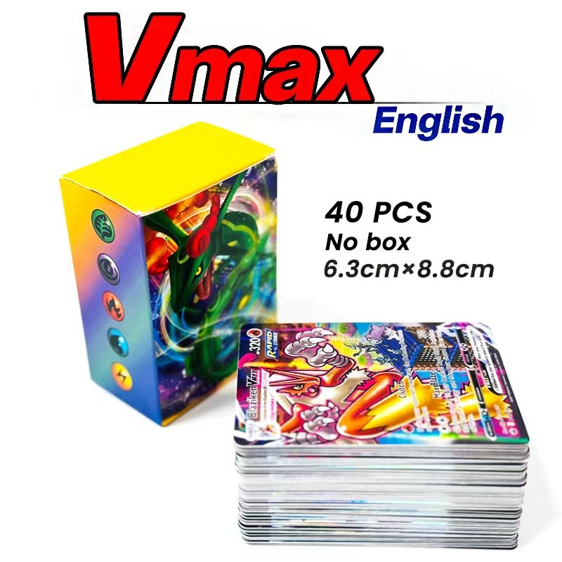 English Pocket Collection Cards GX Vmax Ex Series Blaziken Gengar Rayquaza Dragonite Battle Game ild