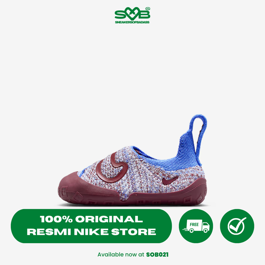 Sepatu Sneakers Nike Baby/Toddler Swoosh 1 Polar/Sail/Ashen Slate/Team Red - FB3244-404