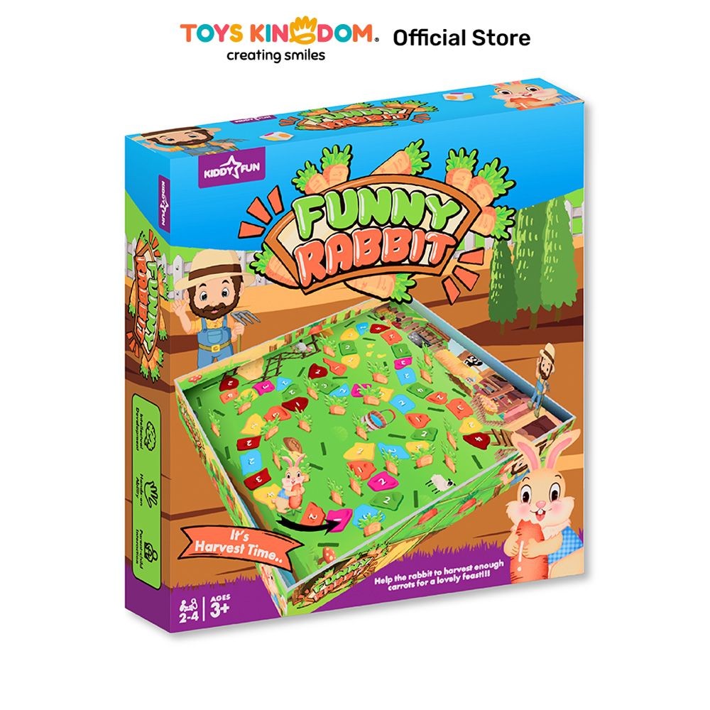 Toys Kingdom Kiddy Fun Set Funny Rabbit 777-102 Toys Kids Toy Set Mainan Koleksi Anak Permainan Inte