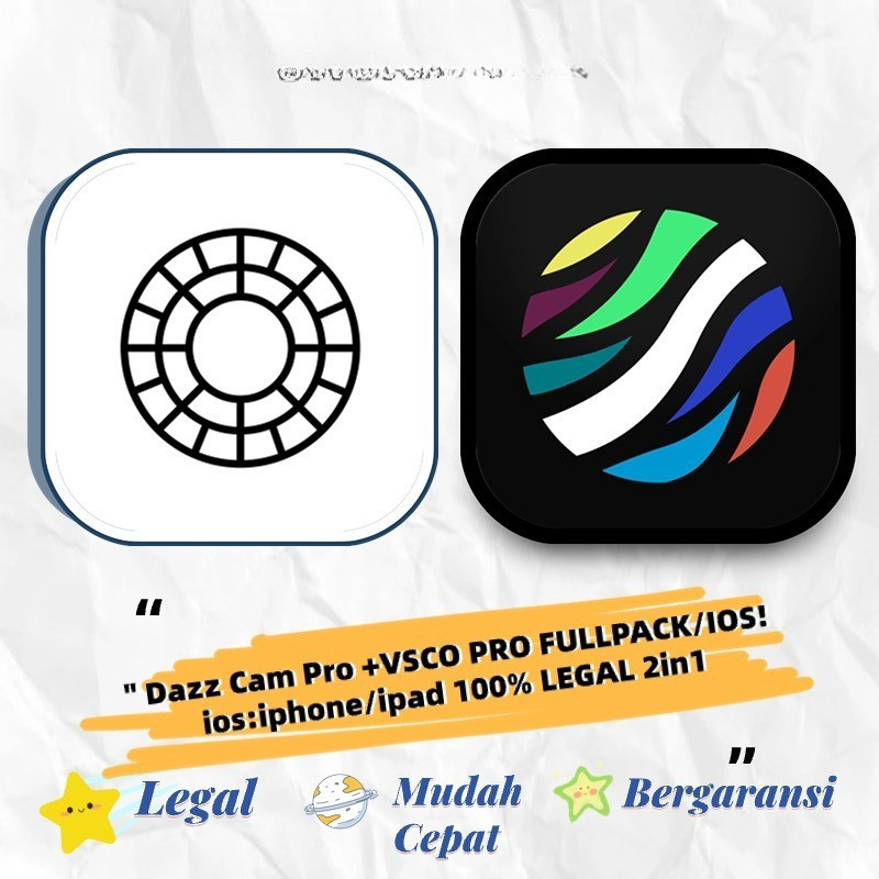 iOS Dazz Cam Pro dan VSCO PRO FULLPACK- Vintage Camera FULL Version Unlocked for iOS lifetime - part