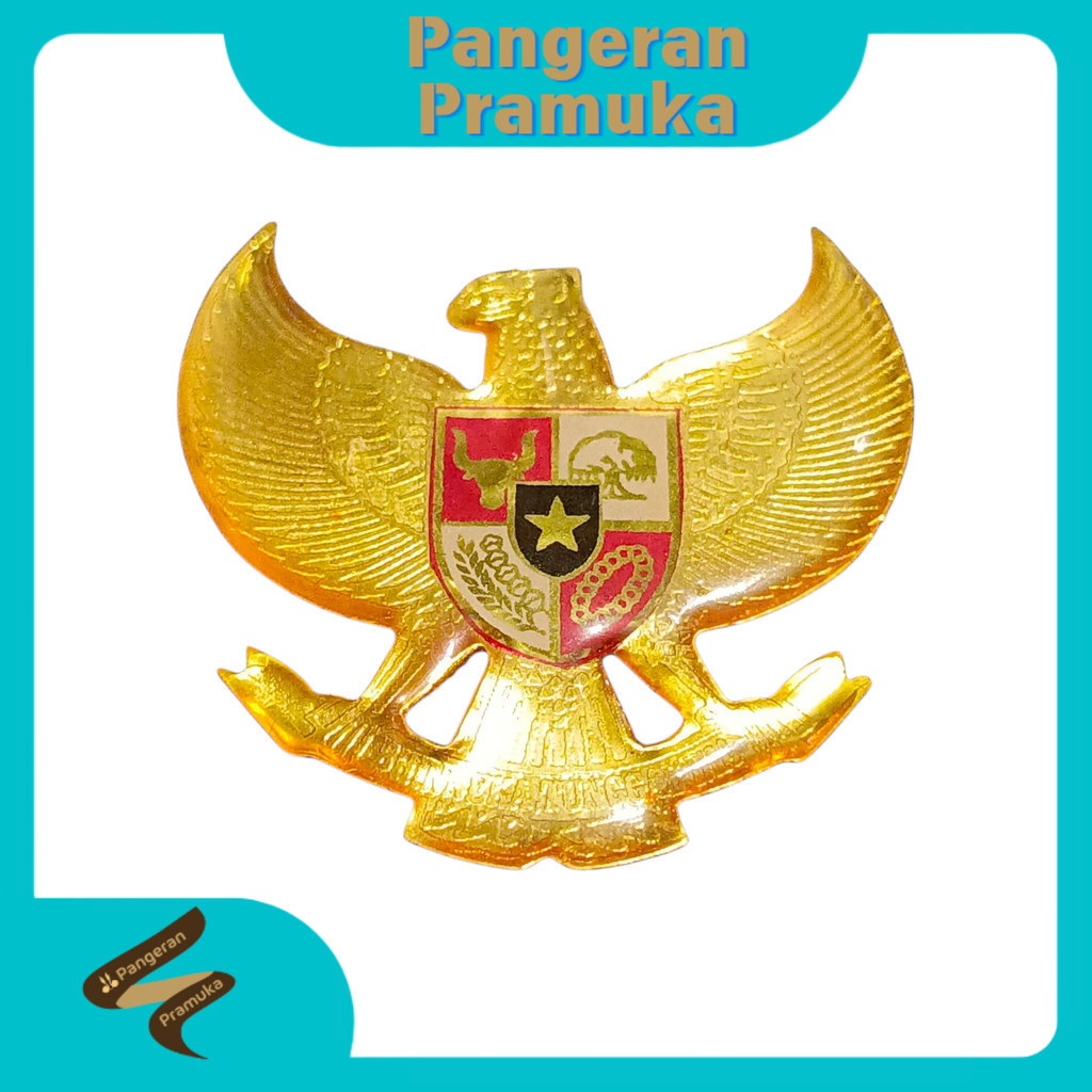 Pin Garuda Resin 5cm Kuningan Premium Paskibra