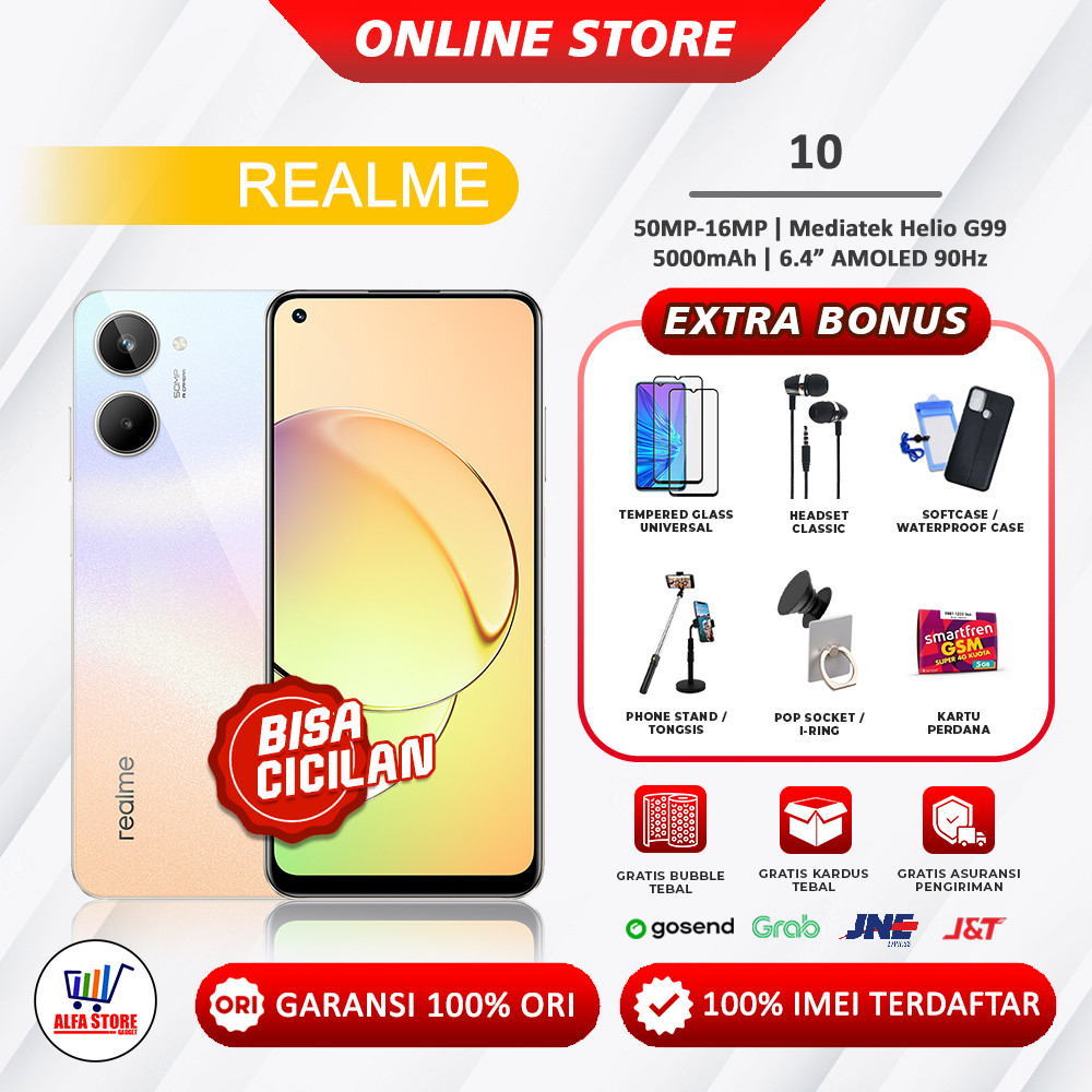 Realme 10 ram 8/256gb ram 8/128gb realme 11 ram 8/256gb garansi resmi