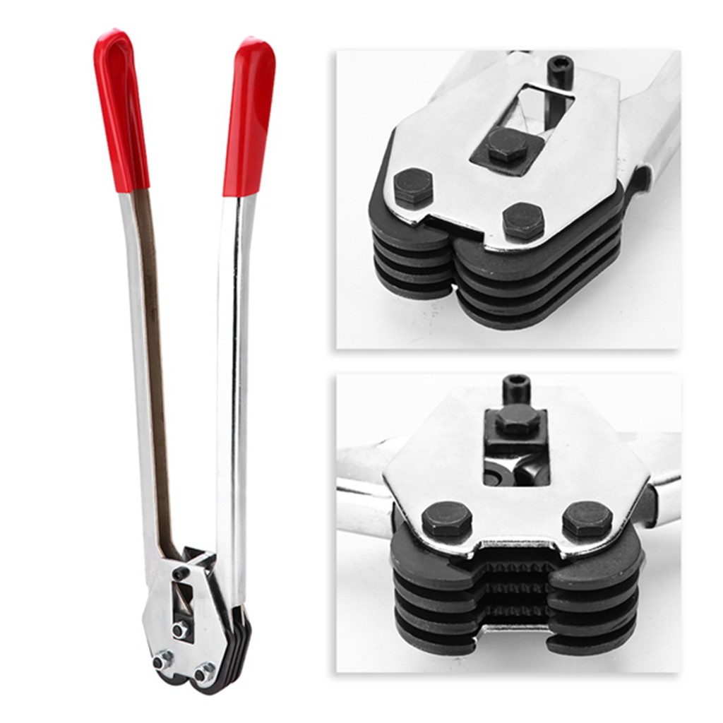 Strap Tensioner Manual PP/PET Plastic Strap Tensioner &amp Sealer Hand Strapping Sealing Packing Too