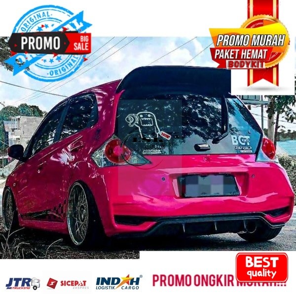 BODYKIT BRIO NEW GK5 FULL BUMPER BELAKANG KUAT-RINGAN-LENTUR