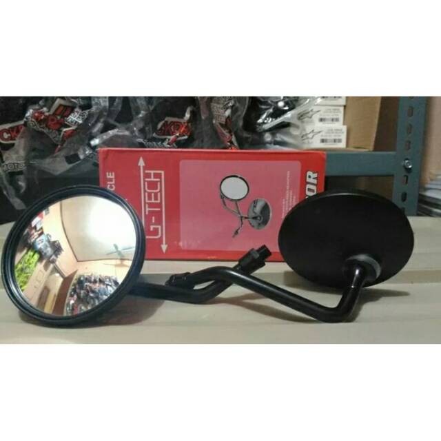 Spion bulat clasic hitam drat yamaha & honda