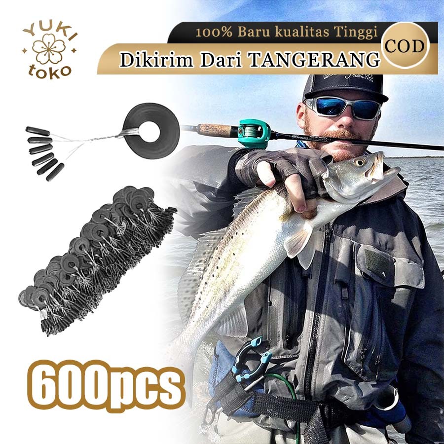 Stopper Pancing Aksesoris Pancing Alat Pancing Untuk Memancing Ikan Mas Best Seller 100 Set 600 Pcs