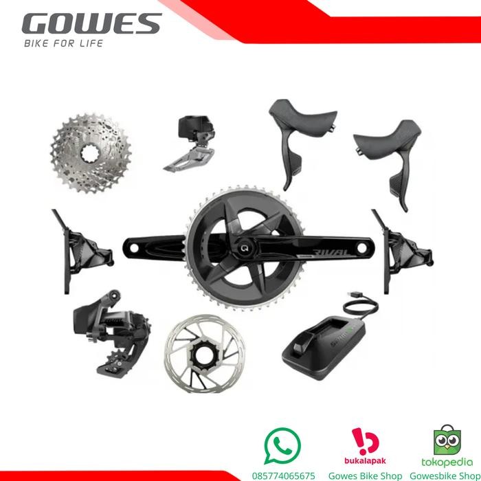 GROUPSET SRAM RIVAL AXS HRD 2x12 speed - NON POWER METER