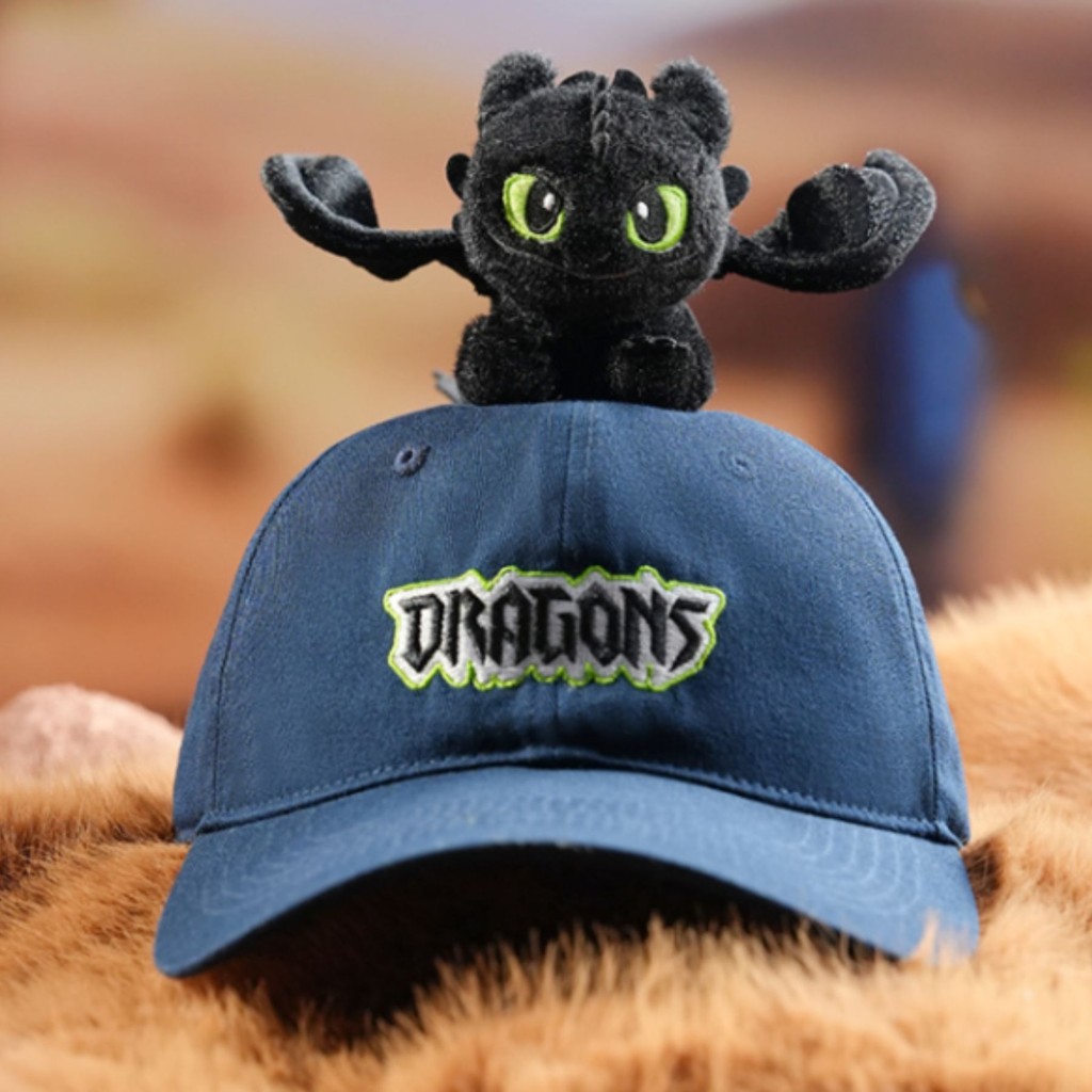 BNS Series HW Doll Blue Cap How to Train Your Dragon Night Fury Plush