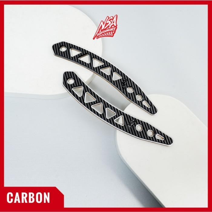 NSA GARNISH BRACKET WINDSHIELD NMAX NEW &OLD  Aksesoris Yamaha NMAX NSA PERFORMANCE - CARBON
