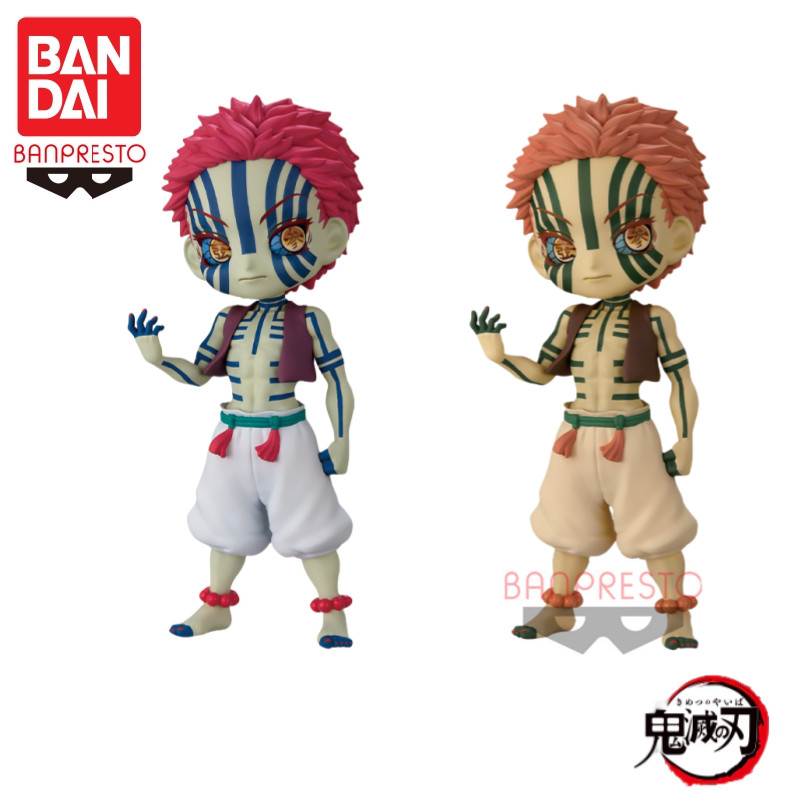 In Stock Bandai al Banpresto Demon Slayer Qposket Akaza Action Figure Model Doll Brand New Boxed Ani