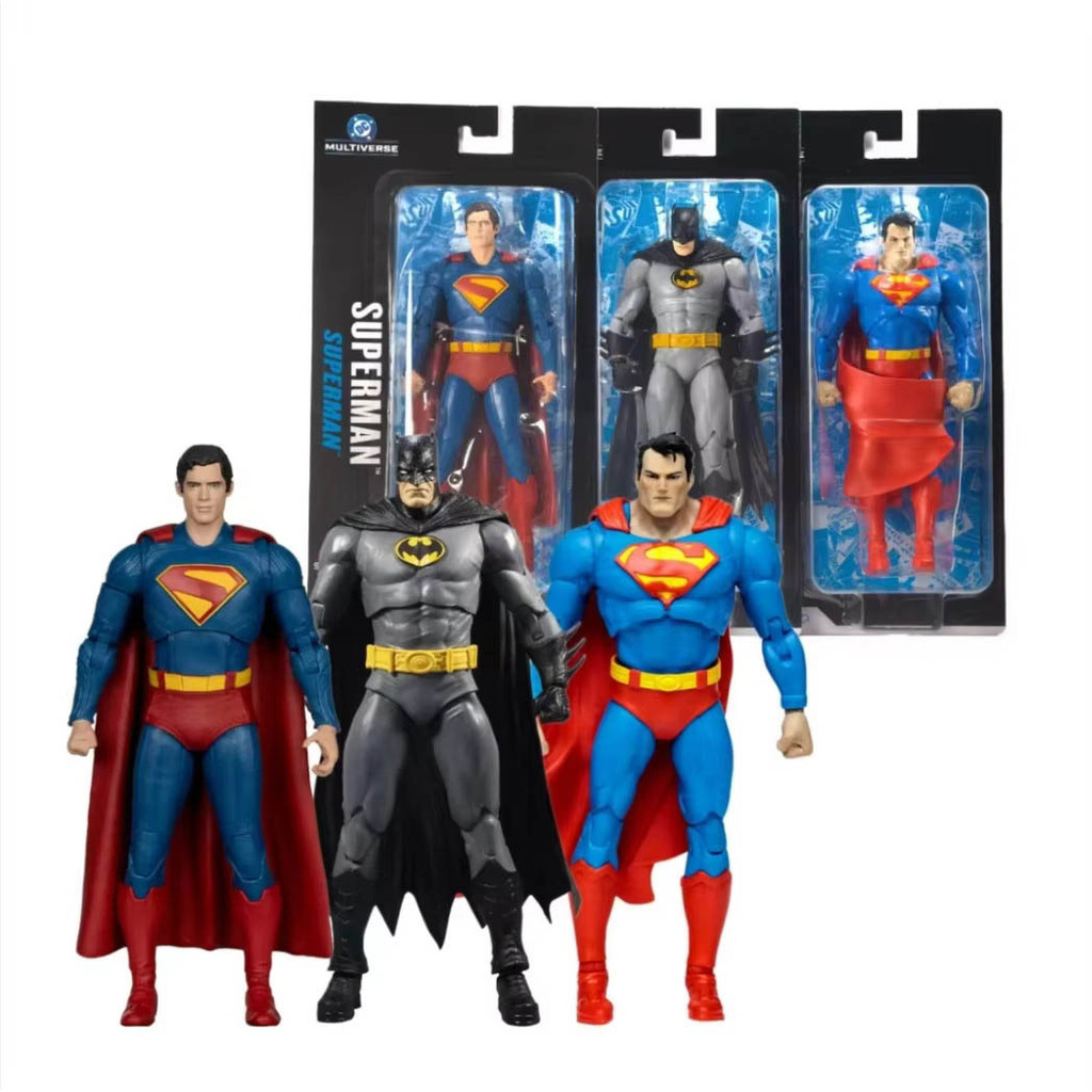 McFarlane Toys DC Multiverse Blister Card Batman/Superman Movie 2025/Hush Superman 7" Action Figures