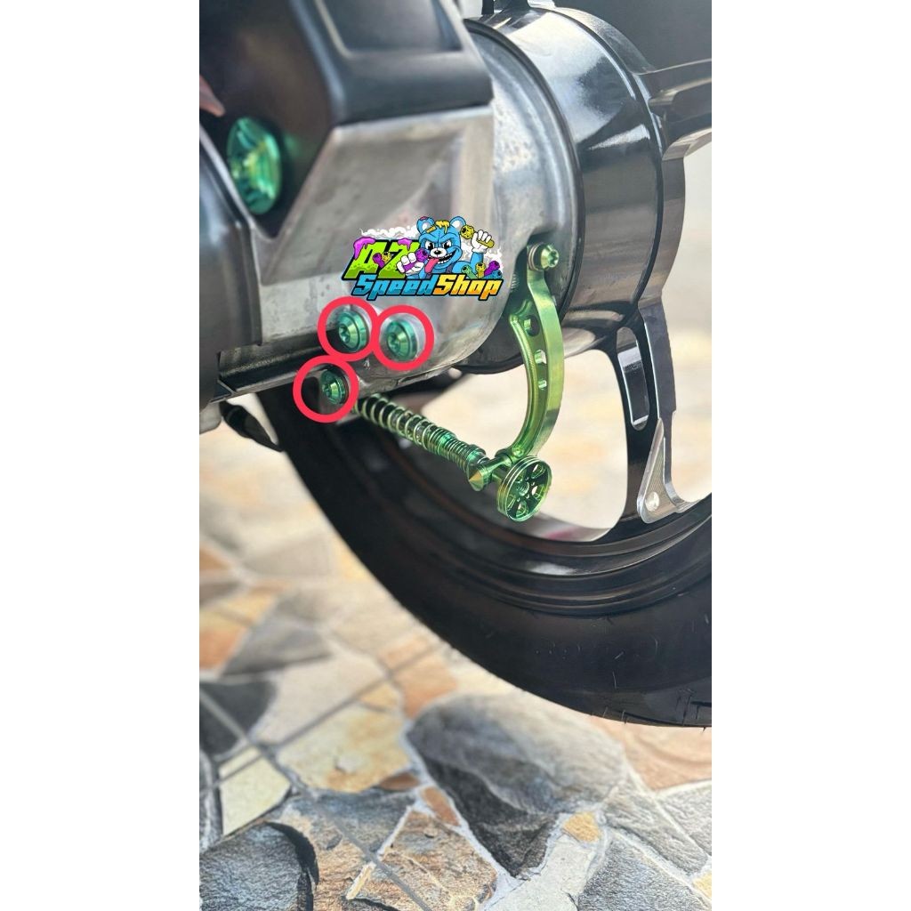 Baut Titanium Set Oli Gardan Vario 125 150