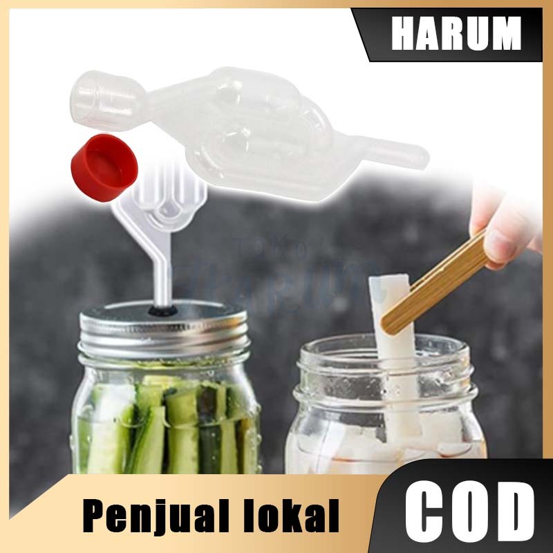 Airlock Fermentasi Wine Galon Plastik / Alat Fermentasi Wine Plastik Airlock Fermentasi Galon