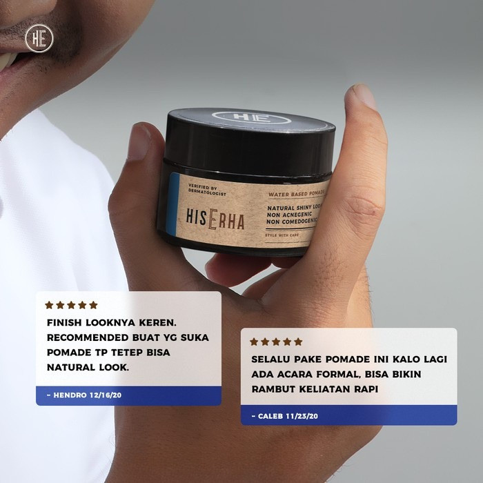 His Erha Waterbased Pomade 35g HisErha Mini