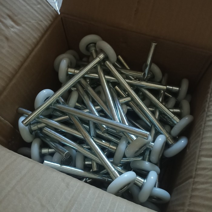 Roda Pintu Garasi Nylon Roller Roda Pintu Pabrik Pintu Garasi Sectional overhead door Is Hardware
