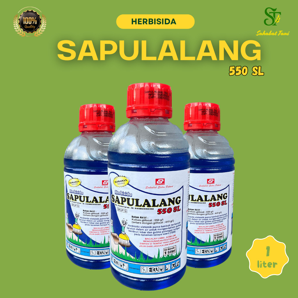 HERBISIDA SAPULALANG 550 SL 1liter - Pembasmi Ilalang & Rumput