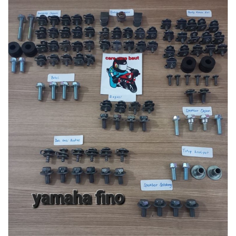 Baut Full Set Body Yamaha Fino 125 Siap Pasang
