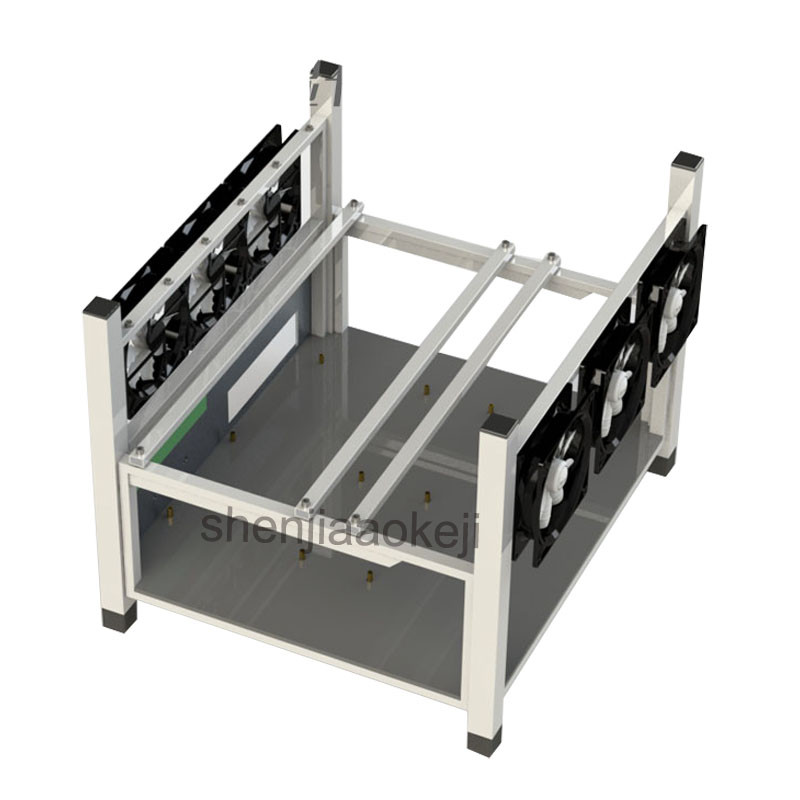 6 GPU Graphics Card Chassis Rack Open Air Mining Case Computer Graphics chassis frame Miner Frame Ri