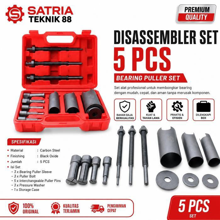 TREKER BEARING 5PCS/ TREKER BEARING PULLER/ TREKER BEARING DALAM + BOX