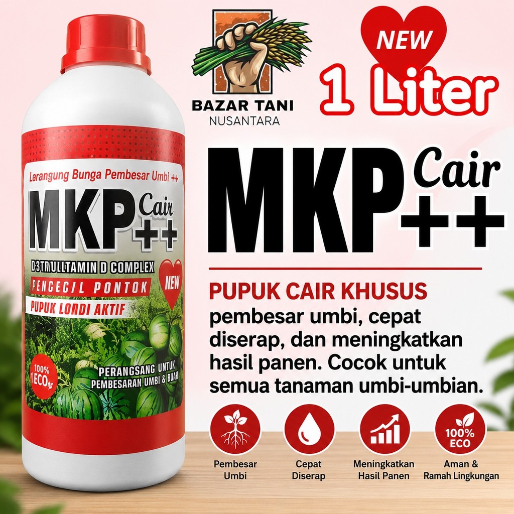 PUPUK MKP CAIR ++  PEMBESAR UMBI 1000 ML