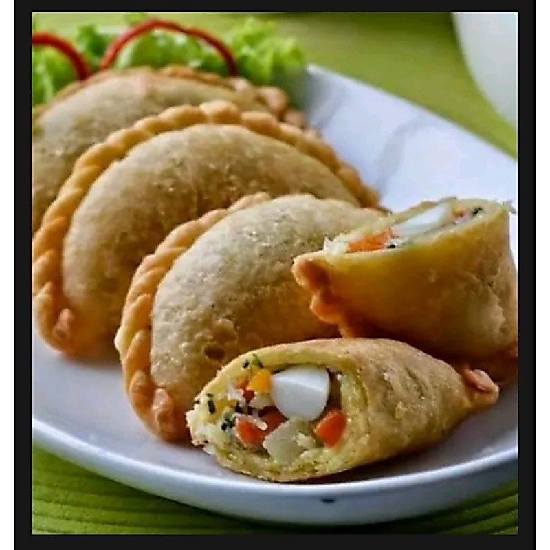 Cetakan pastel cetakan cireng isi bahan plastik ukuran sedang 10cm