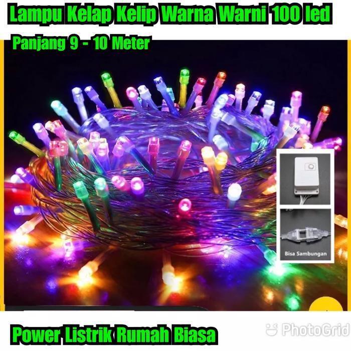 MUMPUNG PROMO Lampu tumblr 10 meter 100led Lampu 17 agustus Lampu kelap kelip 100 le - 15m TERLARIS