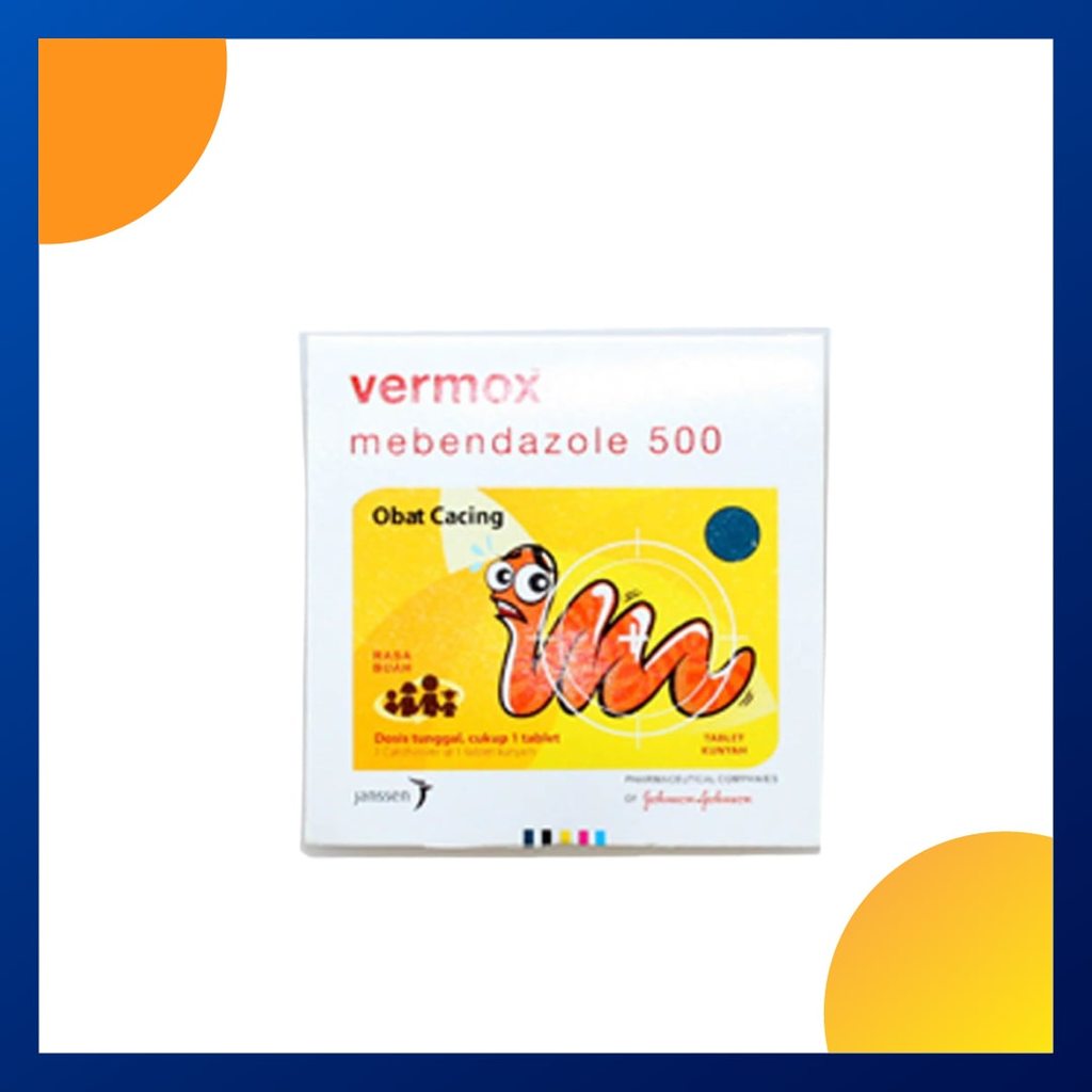 VERMOX 1 BLISTER @ 1 TABLET KUNYAH