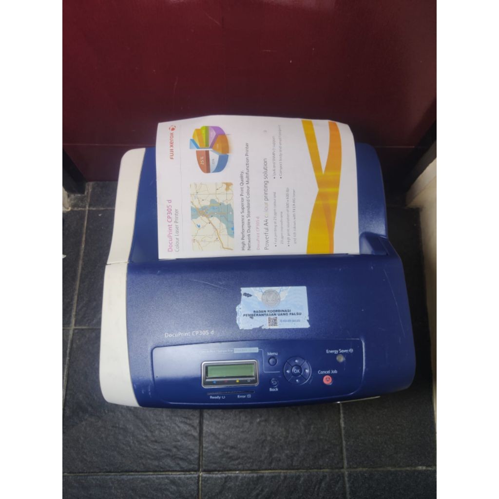 Printer Fuji Xerox DocuPrint Cp305 d berkualitas