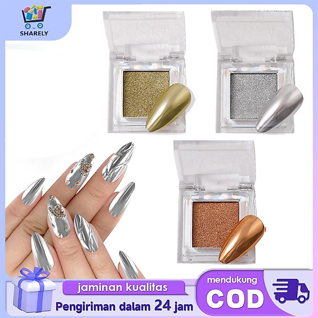 Nail Chrome Powder 11g Chrome Powder Nail Pearl Chrome Nail Party Mirror Powder Chrome Bubuk