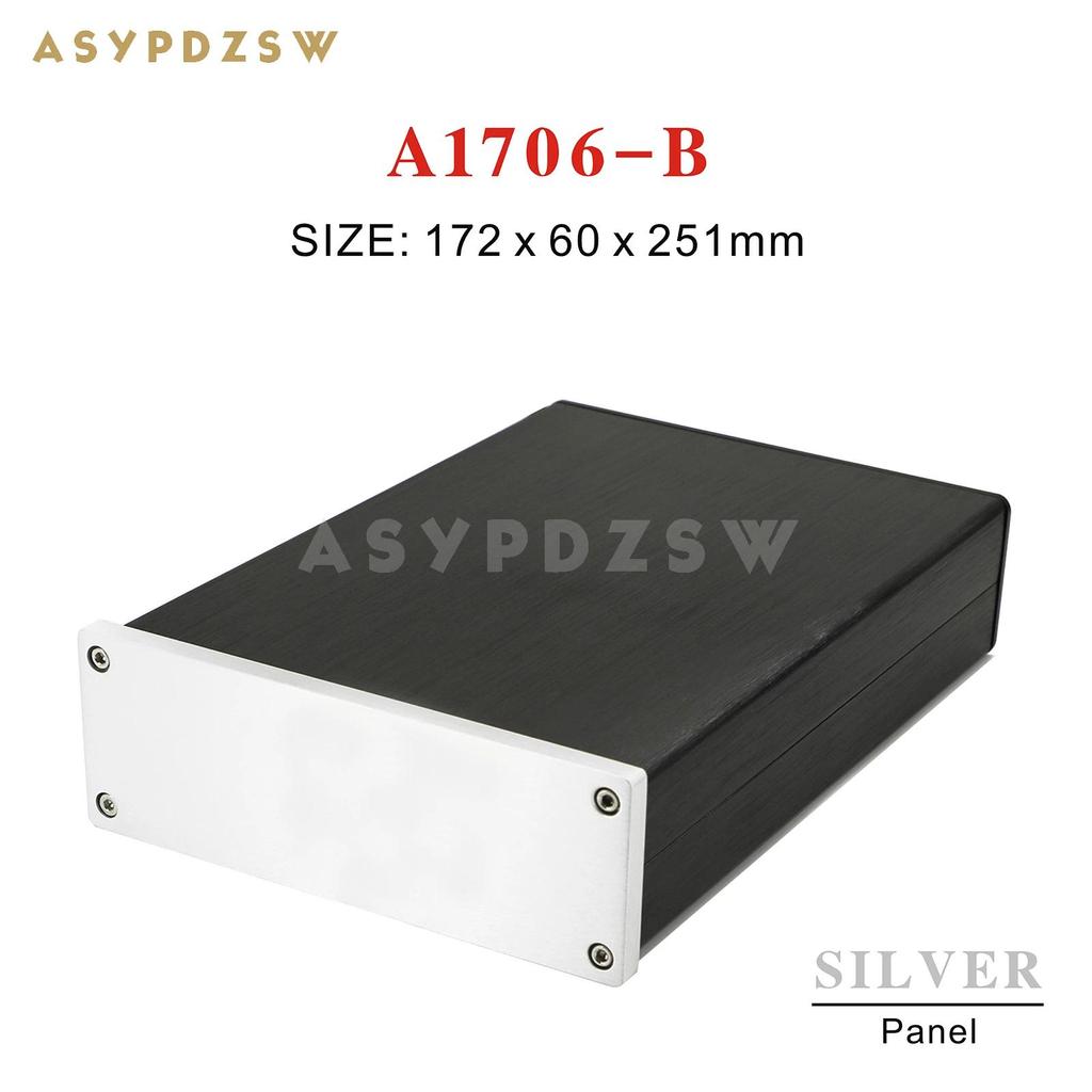A1706B Full aluminum AMP enclosure Preamp case Linear power supply chassis DACPSU box