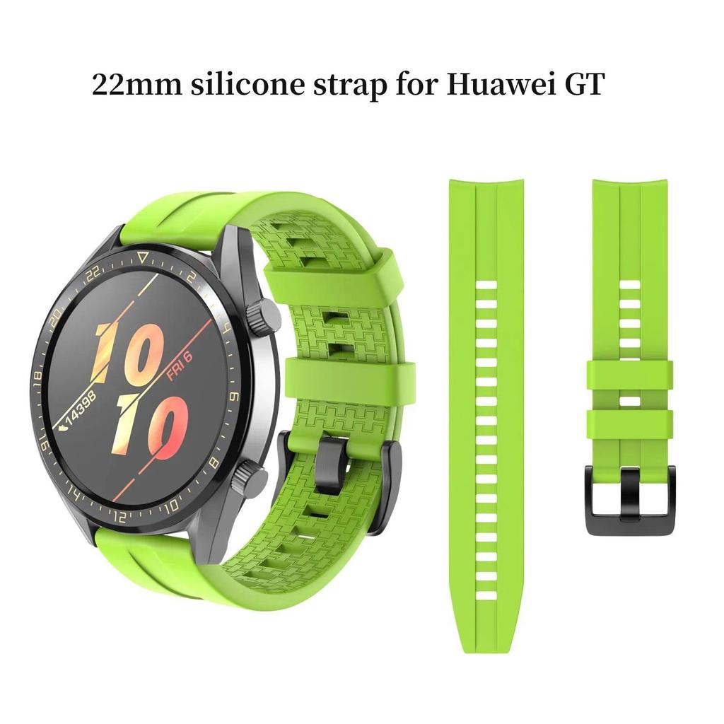 22mm Silicone Strap for Huawei GT/Huawei Watch2 Pro/Samsung Galaxy Watch 46mm/Samsung Gear S3 Bands 