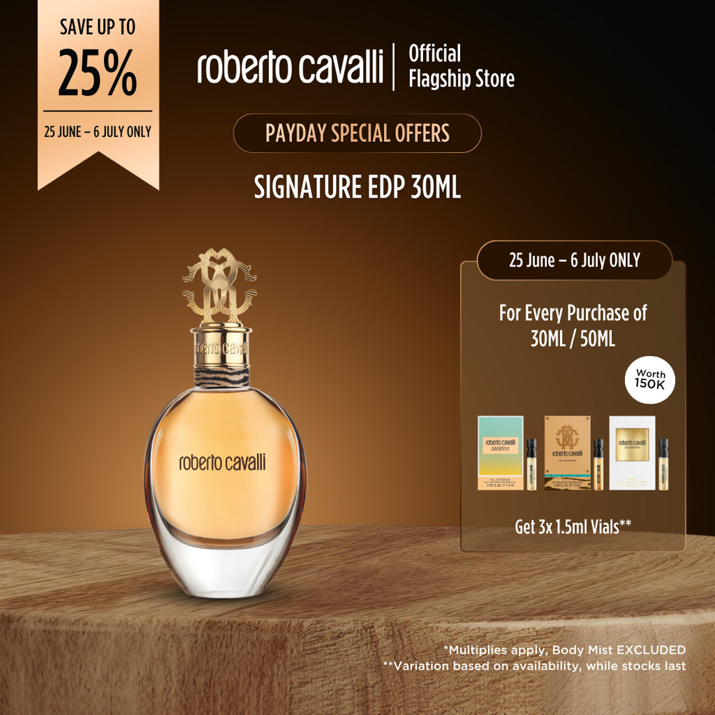 Roberto Cavalli Signature EDP 30ml - Parfum Wanita