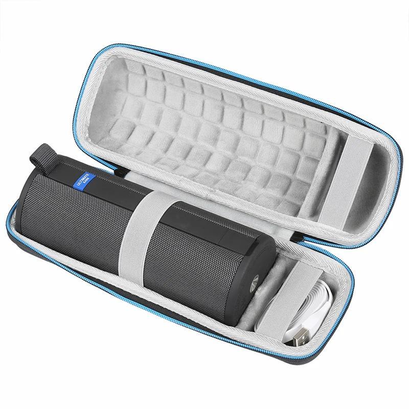 Hard Case for Logite UE BOOM 3 Wireless Bluetooth Speaker Fits USB Cable and arger Bluetooth Speaker