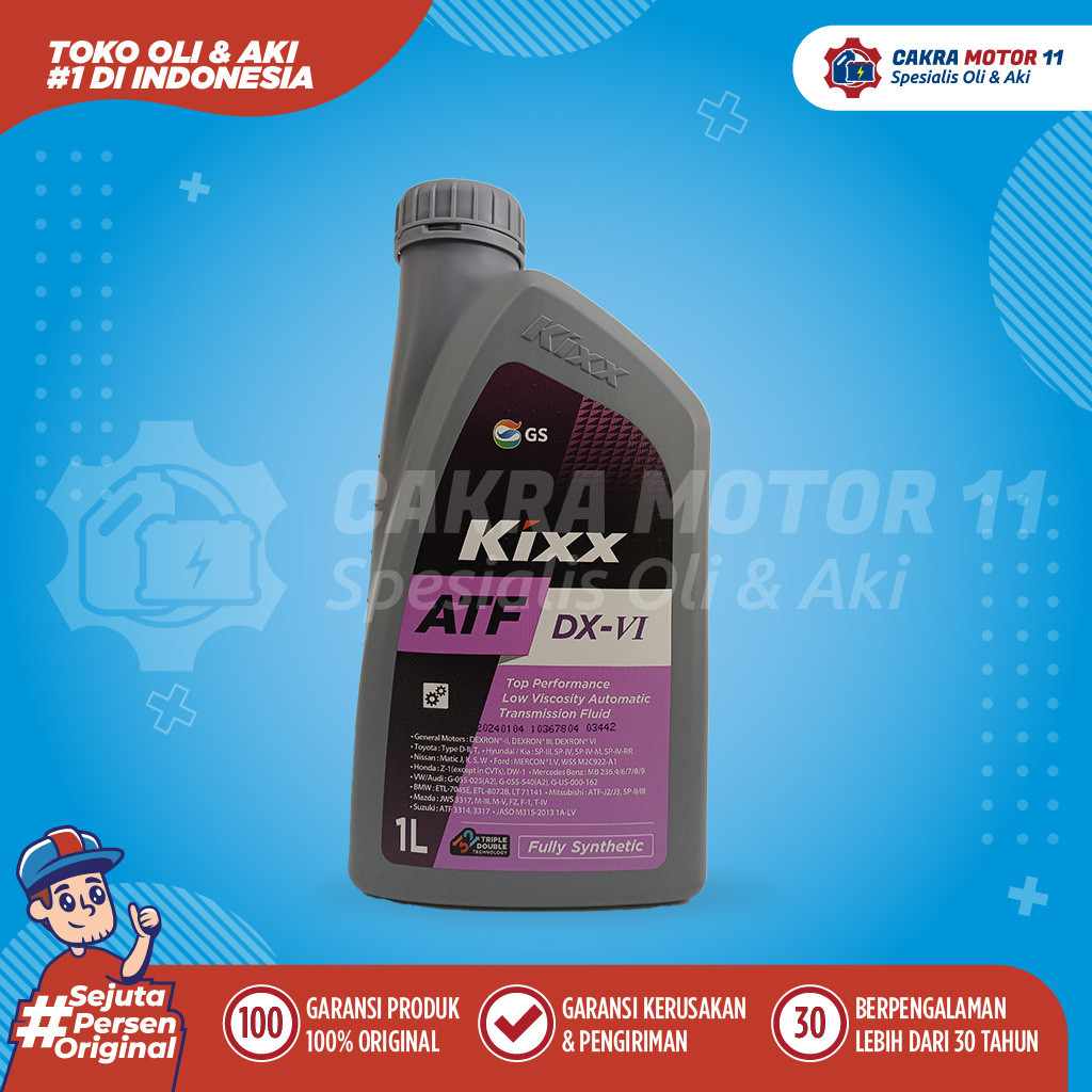 Kixx Atf Dx-vi Fully Synthetic 1lt