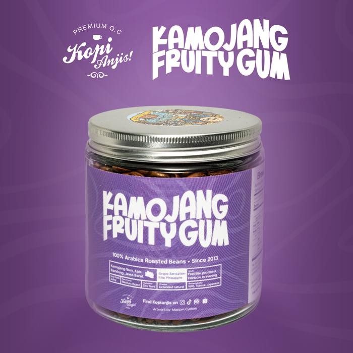 

SALE Biji Kopi Arabika Kamojang Fruity Gum 200 gram - Specialty Roast Beans (Kamojang Extended Natural) - Biji KopiTERLARIS