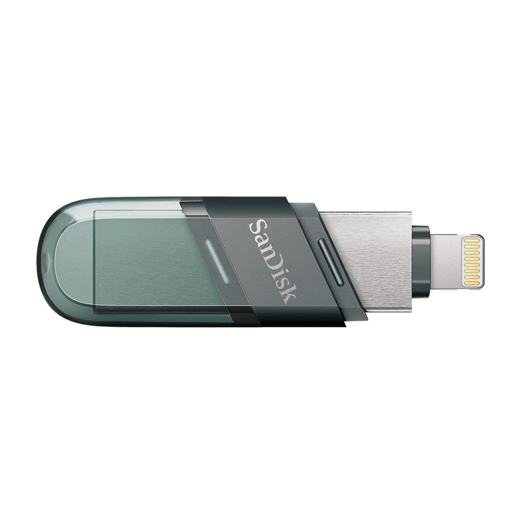 SanDisk iXpand Flip 128GB USB 3.1 Flash Drive for iPhone iPad - (SDIX90N-128G-GN6NE)