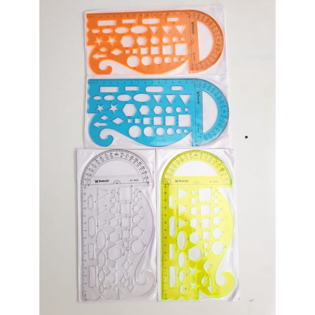 

BPP Penggaris Cetakan berbagai bentuk busur / BT-8000