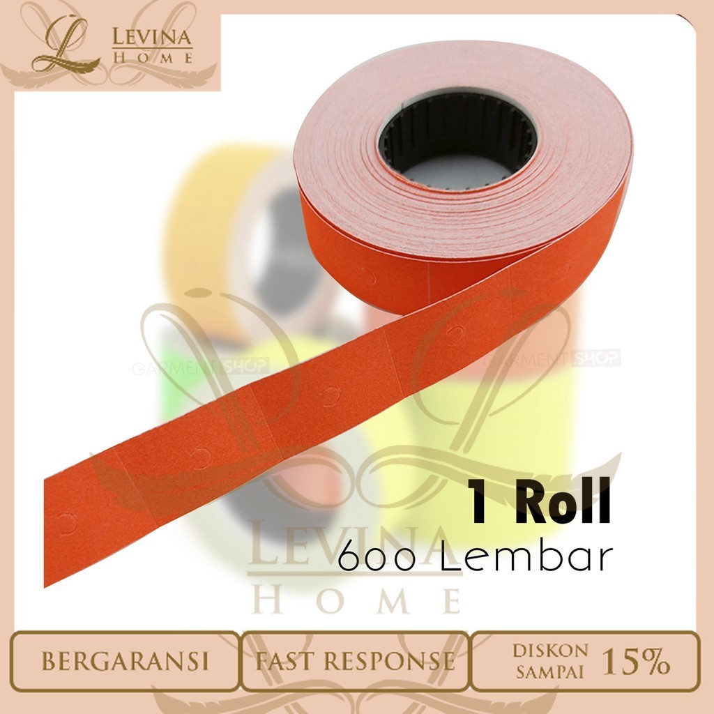 

ISI LABEL HARGA ALAT PRICE LABELLER REFILL REFIL 2 BARIS WARNA - WARNI – Levina Home