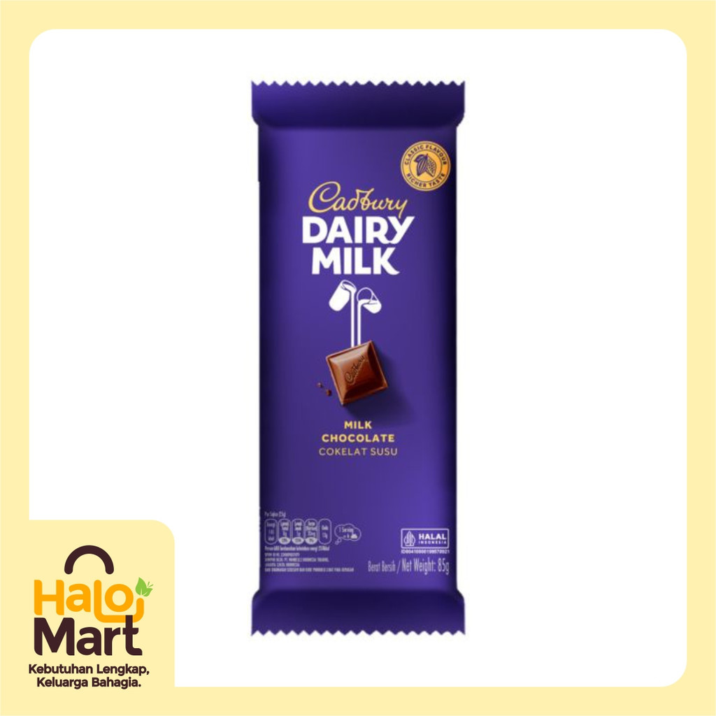 

COKELAT CADBURY DAIRY MILK 135GR