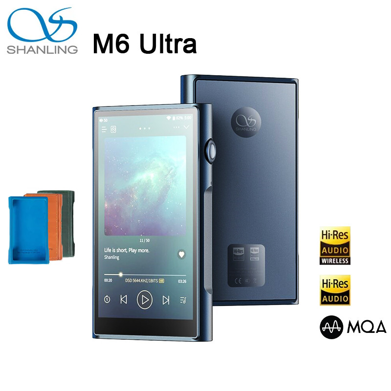 SHANLING M6 Ultra MP3 Player Portable Music Player HIFI Hi-Res Audio MP3 Player Bluetooth 5.0 Open A