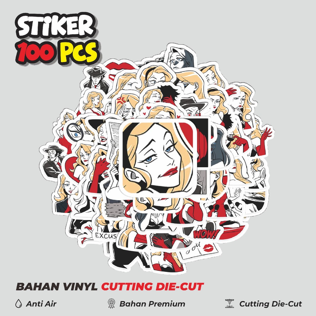 

Terbaru! 50 pcs Funny Character Elienor And George Dekorasi Lucu Kreatif untuk Notebook, Skateboard, HP