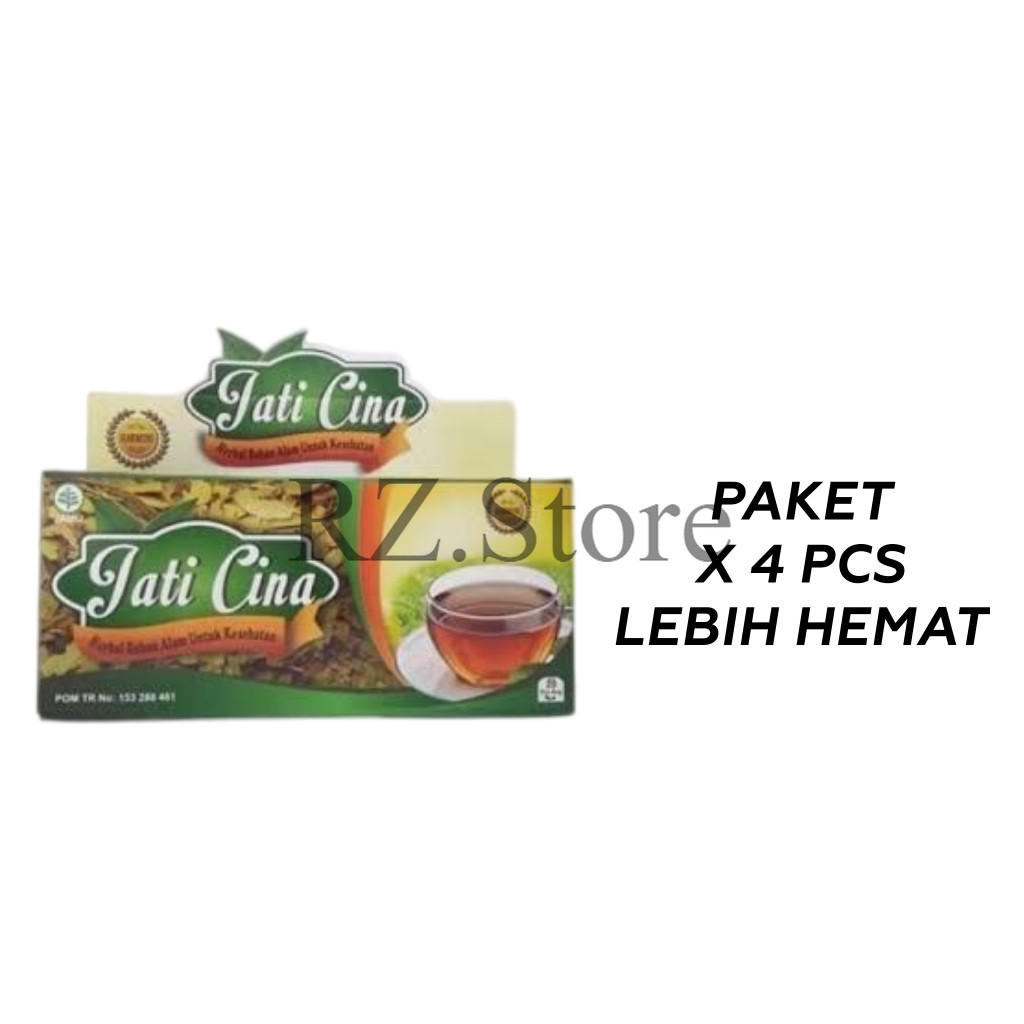 

4 PCS Teh Herbal Celup Daun Jati Cina Harmoni – Pelangsing & Pelancar BAB Alami