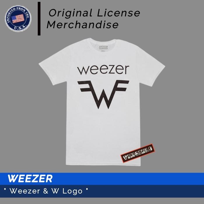 (COD) Official Original Weezer Kaos T shirt Band Music ORI WEEZER - S