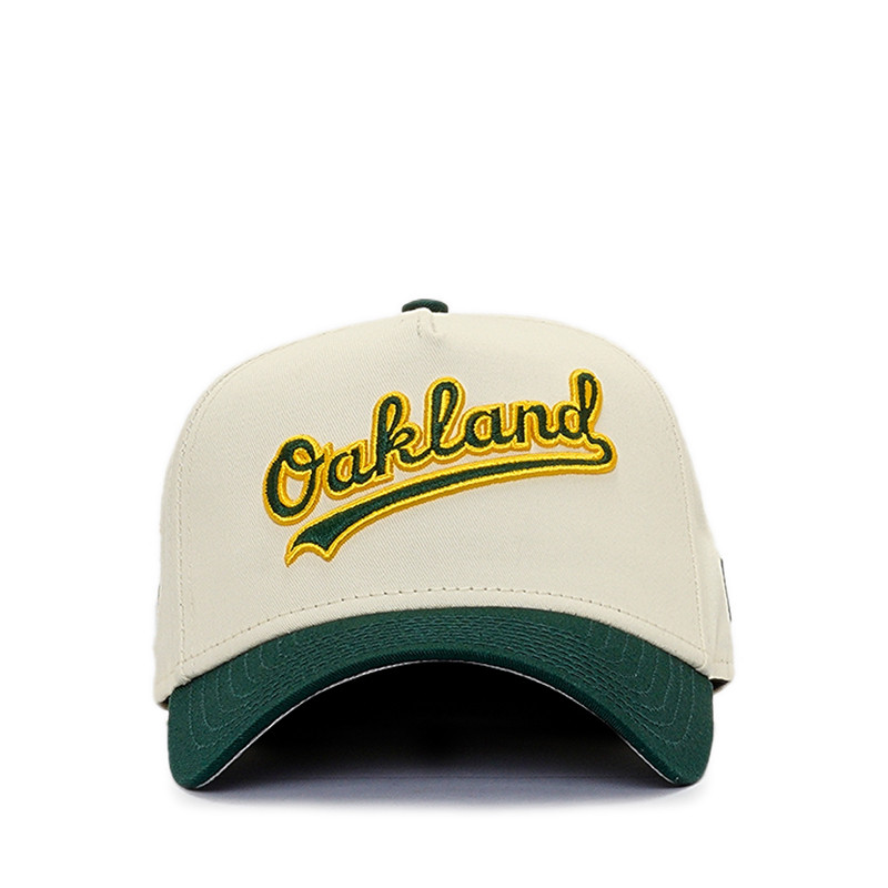 New Era 940AF Q424 MLB Wrdmrk Oaklands Athletics Men's Cap - Chrome White