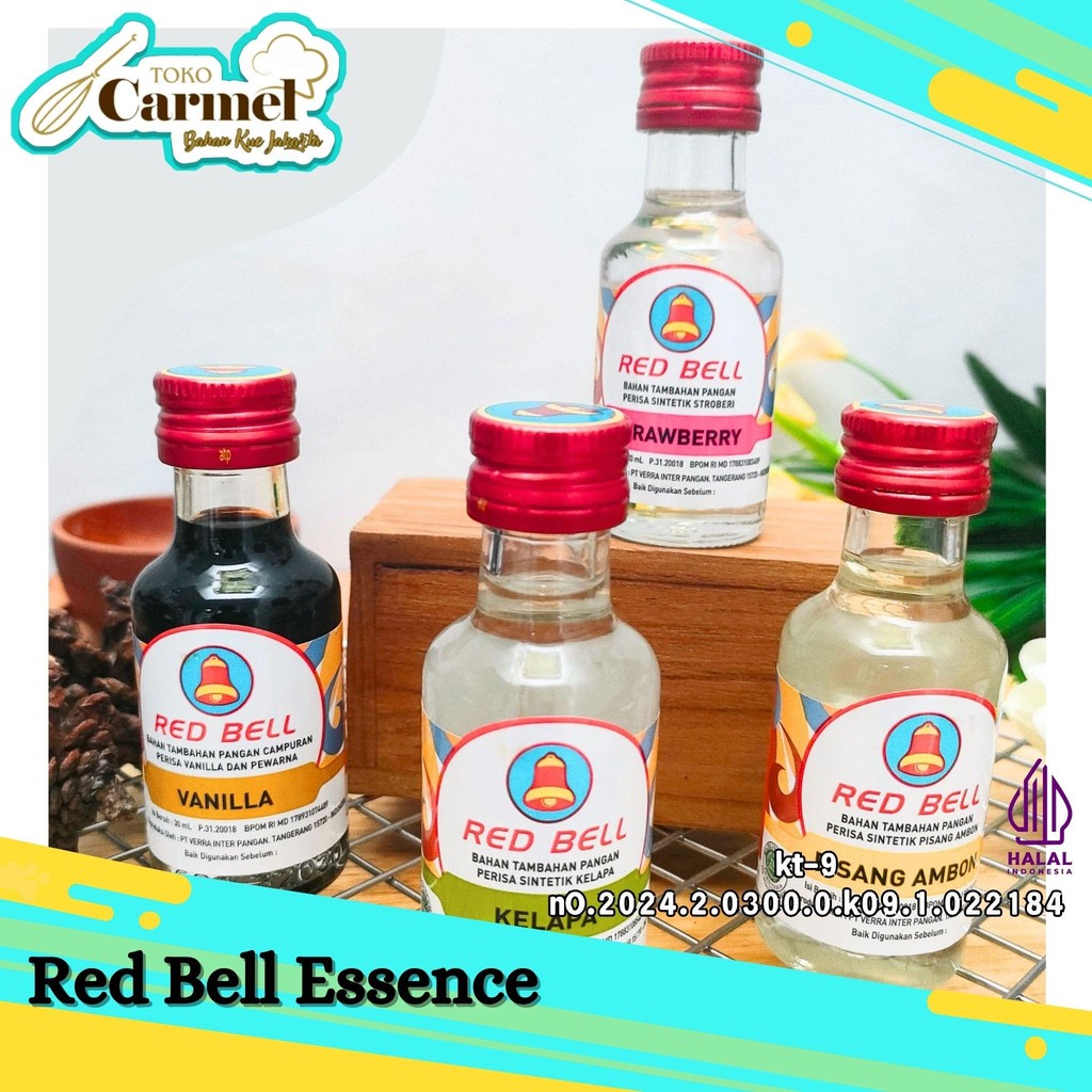 Red Bell Essence 30ml / Red  Bell Perisa Makanan Vanila Pisang Ambon